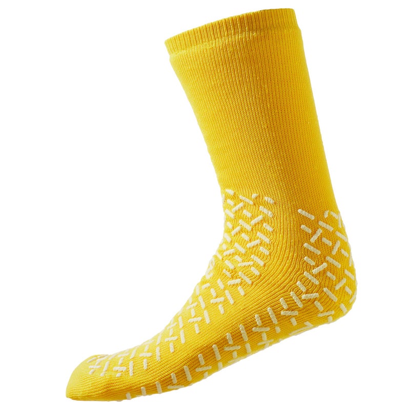 PrimeMed XXXL Slip Stopping Terrycloth Socks (Double Tread) (Extra Wide Bariatric) (Yellow) (3 Pairs) - Image 1